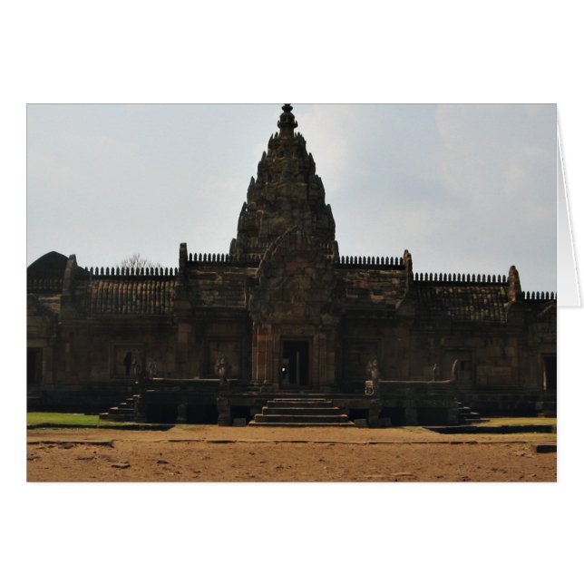 Prasat Hin Phanom Rung, Buriram, Isaan, Thailand Hälsningskort (Framsidan Horizontal)