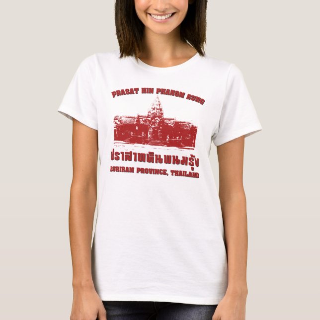 Prasat Hin Phanom Rung, Buriram, Isaan, Thailand T-shirt (Framsida)