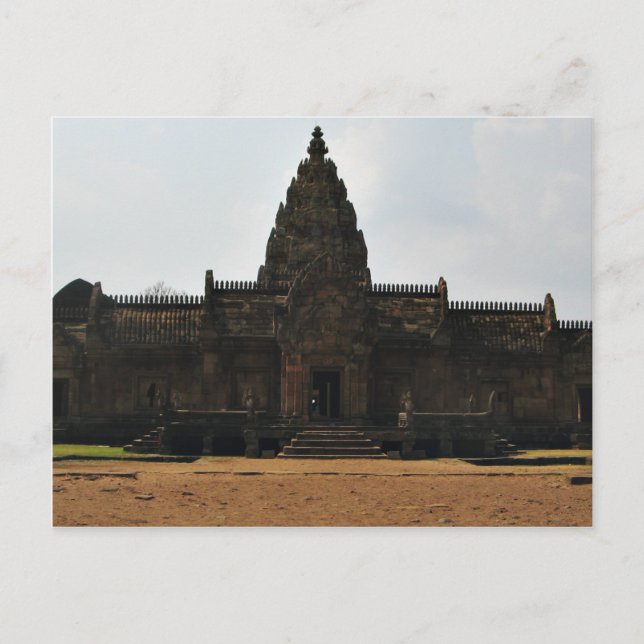 Prasat Hin Phanom Rung, Buriram, Isaan, Thailand Vykort (Framsida)