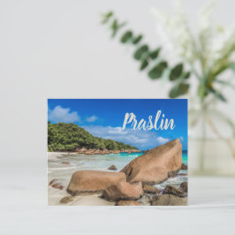 Praslin Seychelles Island Anse Lazio Beach Gift Vykort