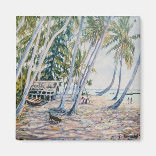 Prassla handflatan Zanzibar 2002 Magnet