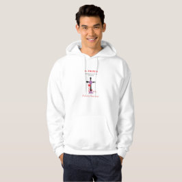 Präst 45-årsjubileum för prästvigning Svart kors Hoodie