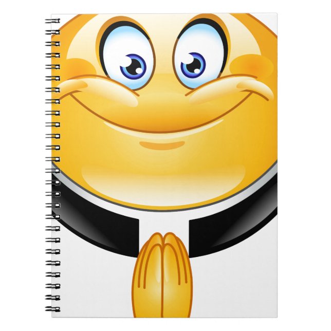 präst emoji anteckningsbok (Framsidan)