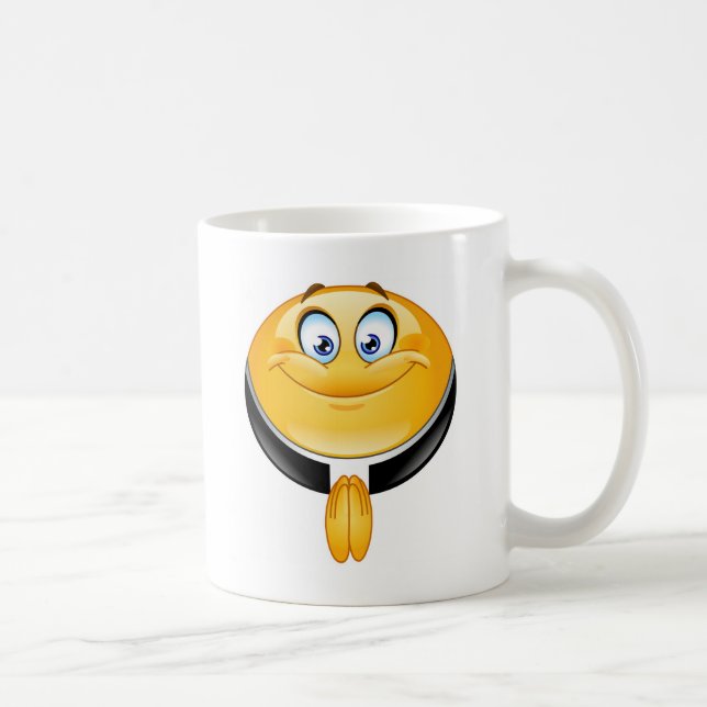 präst emoji kaffemugg (Höger)