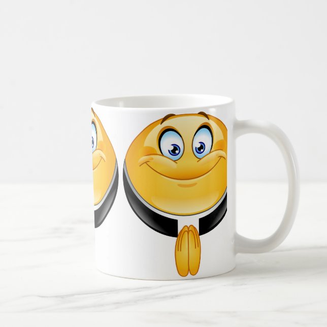 präst emoji kaffemugg (Höger)