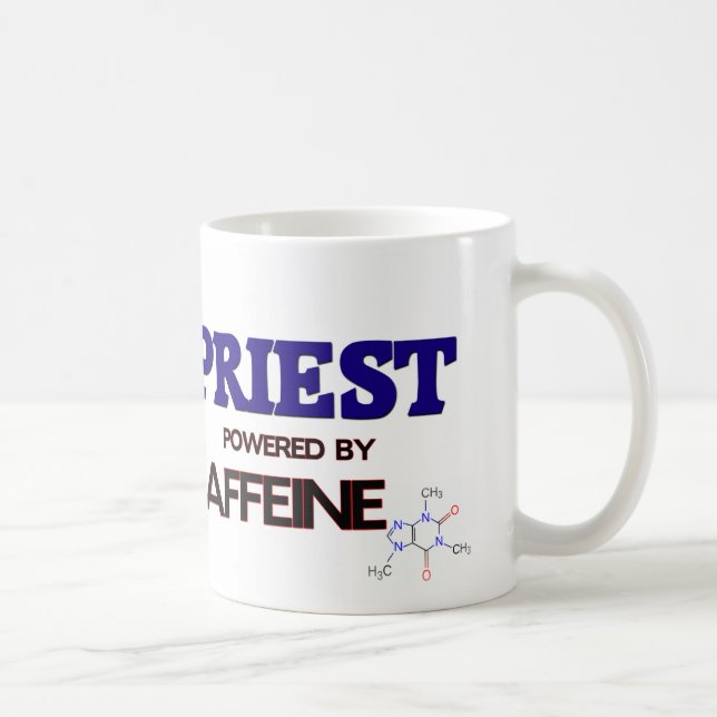 Präst som drivas av koffein kaffemugg (Höger)