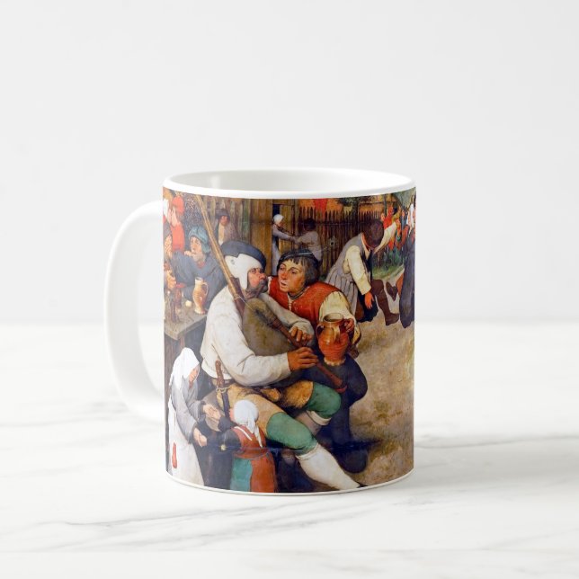 Prästen Dance, Pieter Bruegel Kaffemugg (Framsida vänster)
