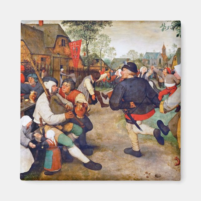 Prästen Dance, Pieter Bruegel Magnet (Framsidan)