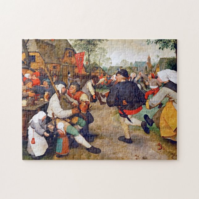 Prästen Dance, Pieter Bruegel Pussel (Horisontell)