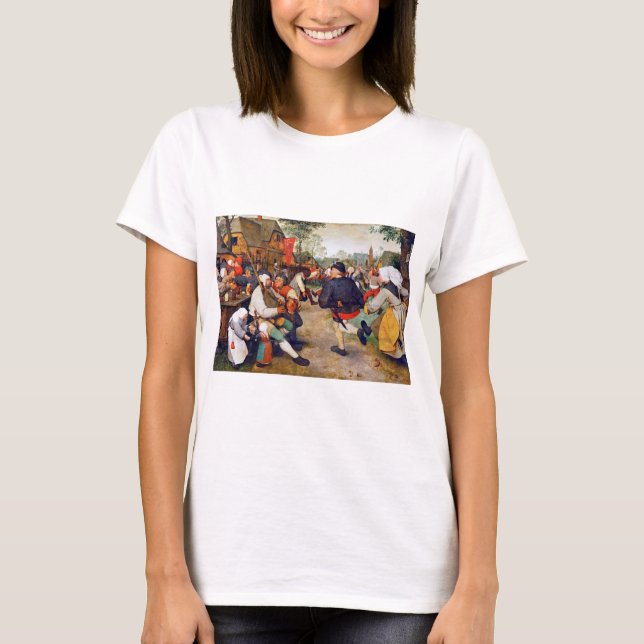 Prästen Dance, Pieter Bruegel T Shirt (Framsida)