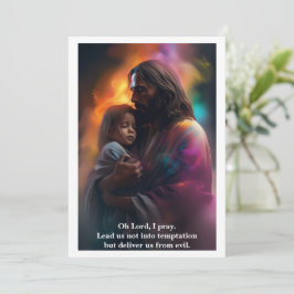 Prästen för Anpassningsbarna Jesus Kristus Julkort