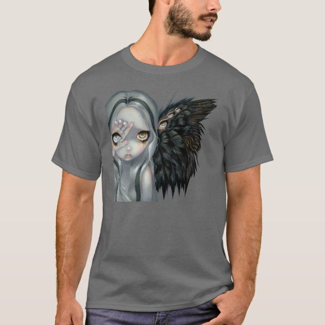 Prästen räcker SKJORTAN gotisk surrealismängel T Shirt (Framsida)