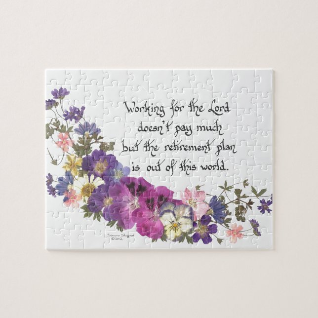 Prästerskap- eller volontärgåva pussel (Horisontell)