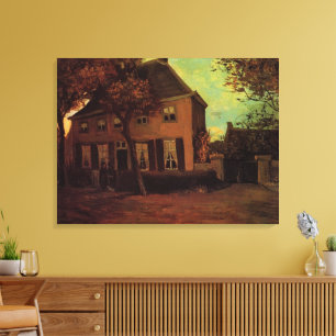 Prästgården i Nuenen av Vincent van Gogh Canvastryck