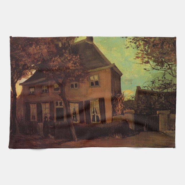 Prästgården i Nuenen av Vincent van Gogh Kökshandduk (Horisontell)