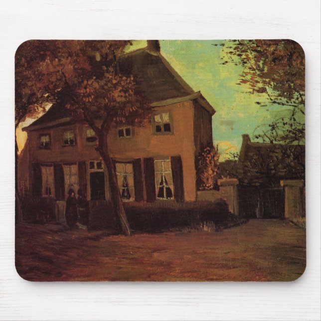 Prästgården i Nuenen av Vincent van Gogh Musmatta (Framsidan)