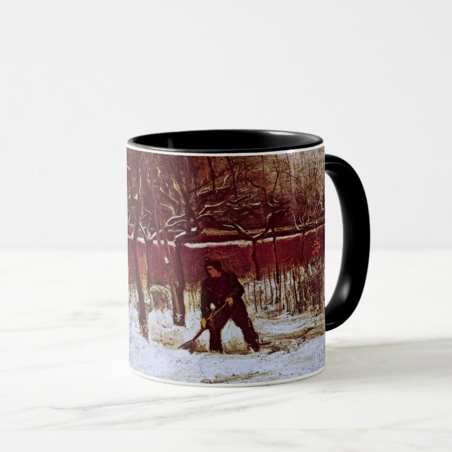 Prästgårdsträdgården i Nuenen av Vincent van Gogh Mugg (Framsida höger)