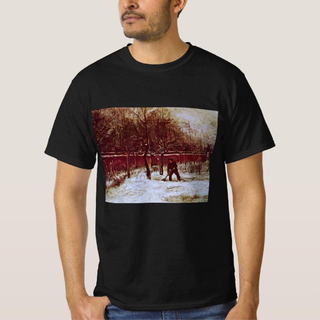 Prästgårdsträdgården i Nuenen av Vincent van Gogh T Shirt (Framsida)
