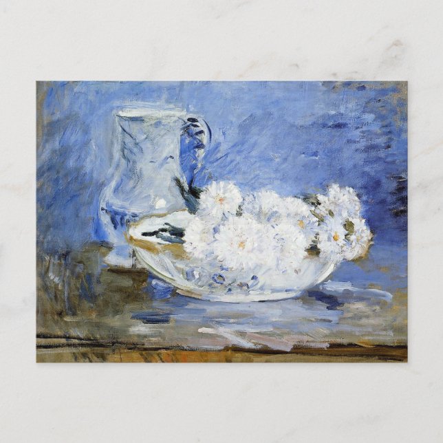 Prästkragar, fin konst målning av Berthe Morisot, Vykort (Framsida)