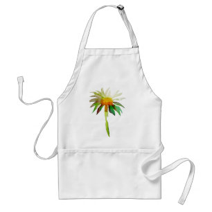 Prästkrage modern akvarell konst blomma förkläde