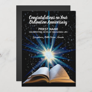 Prästvigning Årsdag - ALLA ÅR Förordnad Inbjudningar