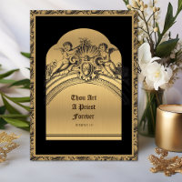 Prästvigning Jubileum Guld Elegant