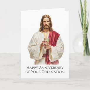 Prästvigningsjubileum Jesus Kalk Kort