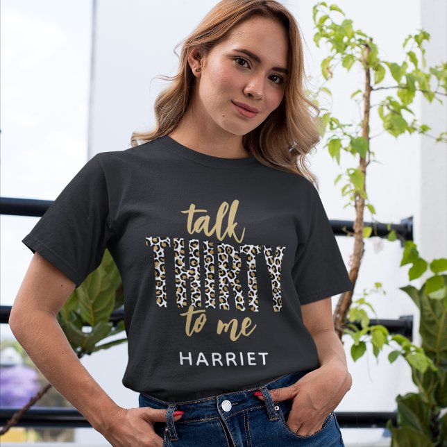 Prata 30 med mig! Roligt 30års födelsedag T Shirt (Skapare uppladdad)