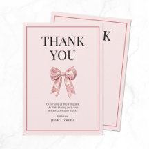 Prata 30 med Rosa Girly Bow 30 på födelsedagen