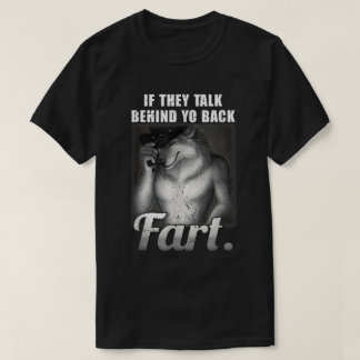 Prata bakom bak-nota t shirt