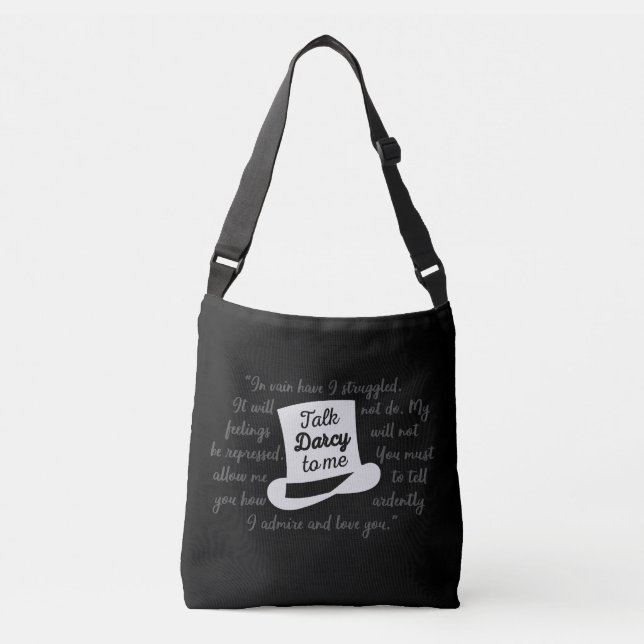Prata Darcy med mig II Axelväska (Framsida)