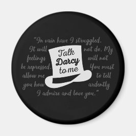 Prata Darcy med mig II Magnet