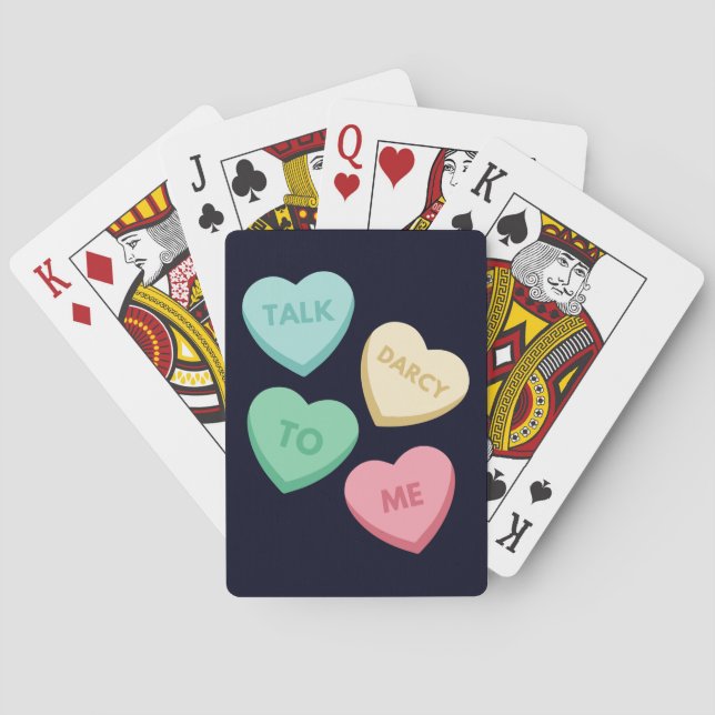 Prata Darcy med mig III Casinokort (Baksidan)