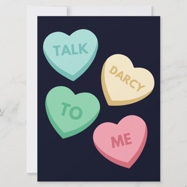 Prata Darcy med mig III Inbjudningar (Framsida)