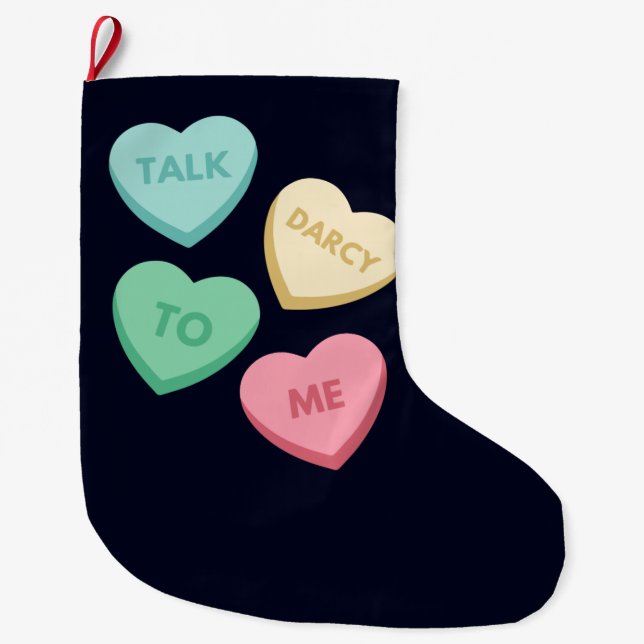 Prata Darcy med mig III Stor Julstrumpa (Framsidan)