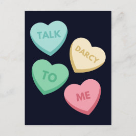 Prata Darcy med mig III Vykort
