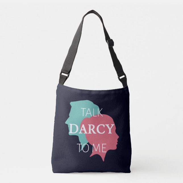 Prata Darcy med mig IV Axelväska (Framsida)