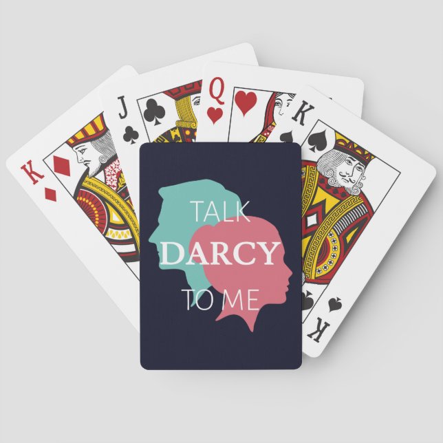 Prata Darcy med mig IV Casinokort (Baksidan)