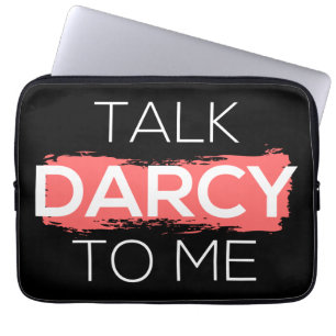 Prata Darcy med mig. Laptop Fodral