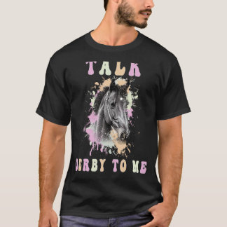 Prata Derby med Groovy Equestrian Derby Day Barre T Shirt