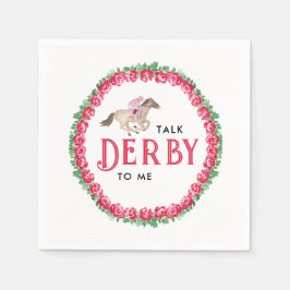 Prata Derby med mig | Horse Tävling Derby Möhippa Pappersservett