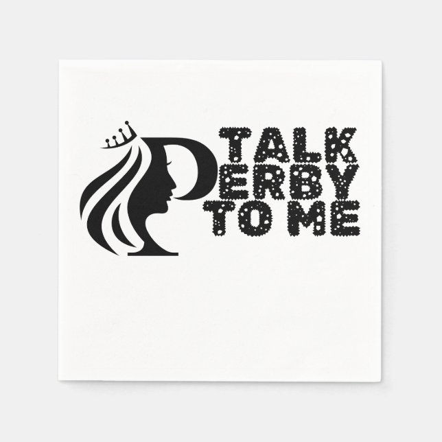 Prata Derby med mig Pappersservett (Framsidan)