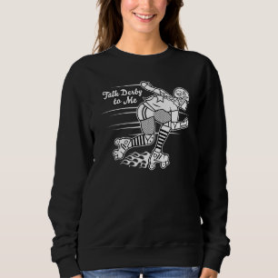 Prata Derby mot mig Roller Derby Roller Skater Gra T Shirt