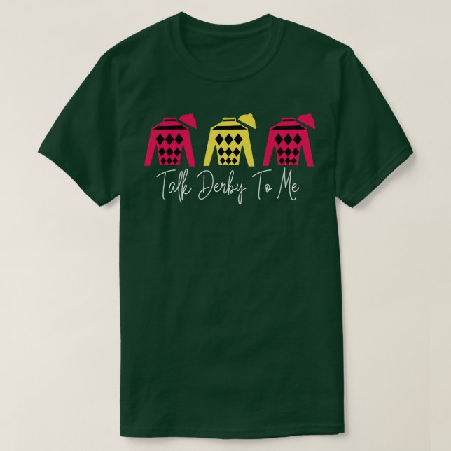 Prata Derby till mig Tävla Färg Tee Kentucky Ro D (Design framsida)