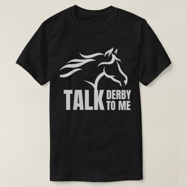 Prata Derby till mig Tävla Gift T Shirt (Design framsida)