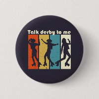 Prata Derby till mig Vintage Retro Roller Derby Pu