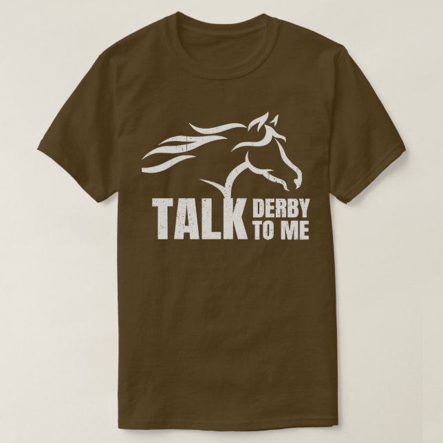 Prata Derby to Me Horse Tävla T Shirt (Design framsida)
