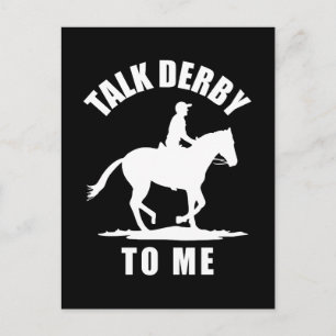 Prata Derby to me - Horse Tävla Vykort