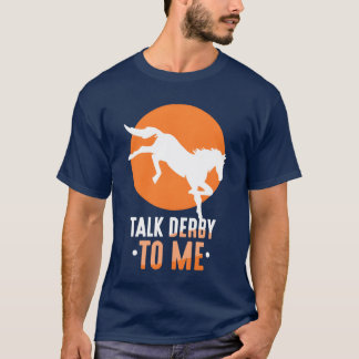 Prata Derbyo Me Rider Horse Riding Älskare-vänner T Shirt