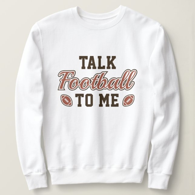 Prata fotboll till mig t shirt (Design framsida)